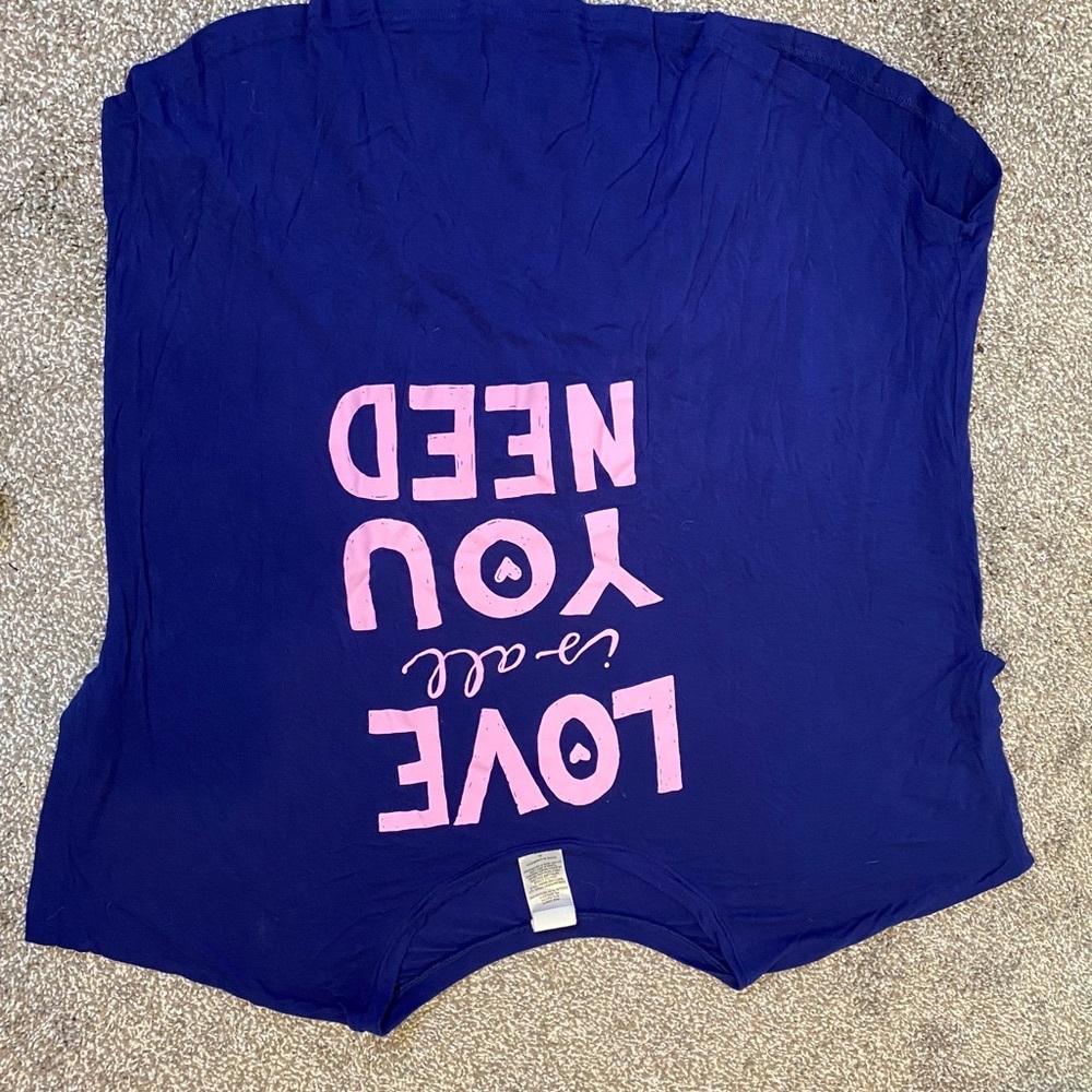 New!  Oversized Stretchy Soft Pajama Shirt